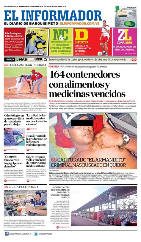 El informador de la rioja. El informador 02 02 2014 by El Informador - Diario online Venezolano - Issuu