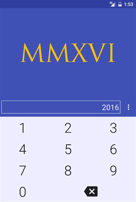 This table provides a very simple demonstration and explination of how to convert and translate the date 'march 18, 2018' to its roman number equivalent Roman Numerals Converter - Android Apps on Google Play