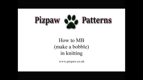 The thing you've never tried and you keep i've been supercurious about the bobbles. EASY GUIDE TO MB (MAKE A BOBBLE) IN KNITTING - YouTube