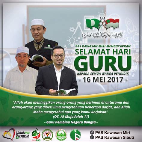 Selain itu, kamu juga bisa mengirimkan ucapan selamat tersebut kepada gurumu melalui whatsapp. Selamat Hari Guru - Berita Parti Islam Se Malaysia (PAS)