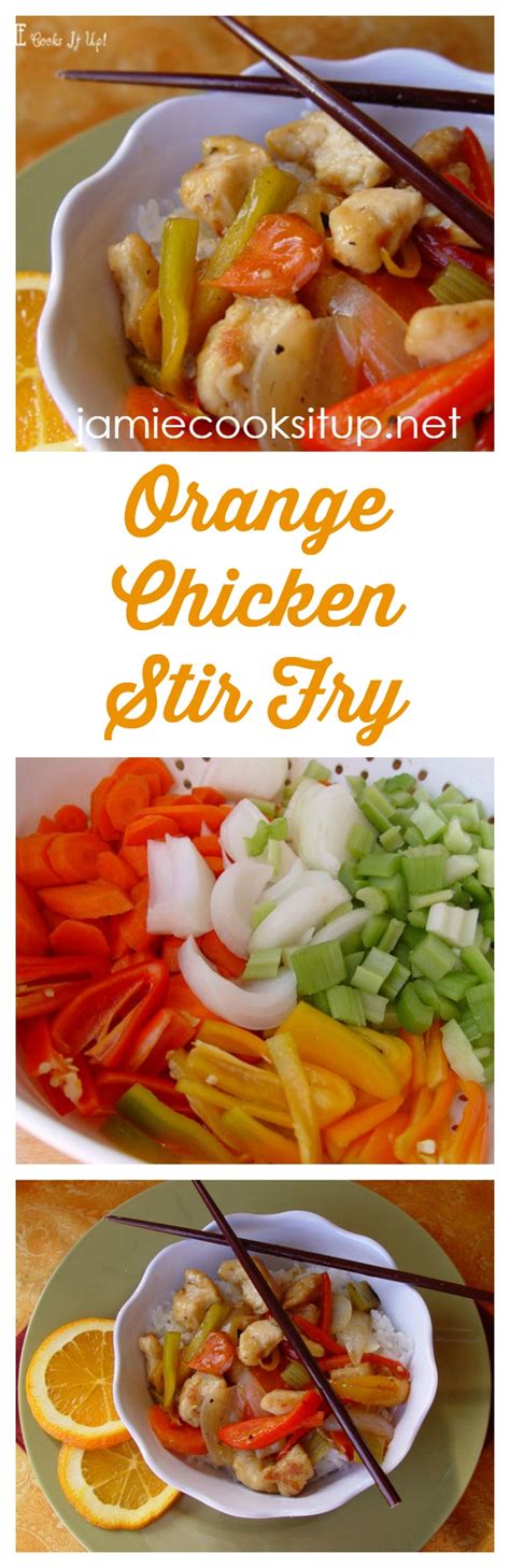 Maybe you would like to learn more about one of these? Orange Chicken and Vegetable Stir Fry