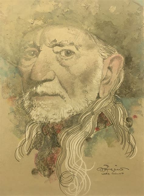Kamus besar dari mak saudara dalam bahasa indonesia. Mark English- Portrait of Willie Nelson | Life drawing ...