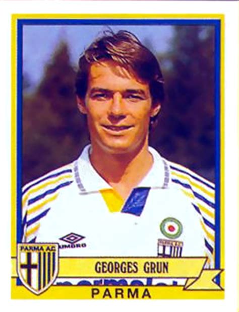 Georges grün (born 25 january 1962) is a belgian footballer who plays as a centre back for italian club parma. Mundialistas y Mitos: GEORGE GRUN