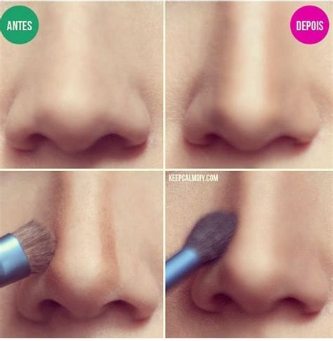 Contouring is a handy little makeup trick that can help you to create your perfect nose shape. 165bb289e1718a0c37fb42d9f65edd83.jpg 604×619 pixels | Nose contouring, Makeup tips, Contour makeup