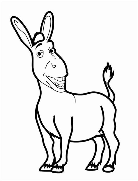 But he is a good monster with a heart of gold. Donkey From Shrek Coloring Pages | Coloring pages, Bible ...