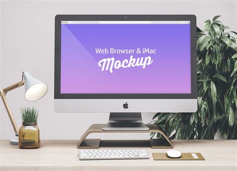 Free iphone mockups can be found in different colors and formats. Free Web Browser & iMac Mockup | Freemockup.net