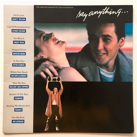 Say Anything Original Motion Picture Soundtrack LP Vinyl | Etsy | Vinyl record album