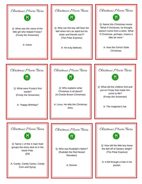 These printable christmas trivia questions are great for both kinds of people with easy questions, medium difficulty questions, and more challenging ones! Free Printable Christmas Trivia | Christmas movie trivia, Christmas movie night, Christmas trivia