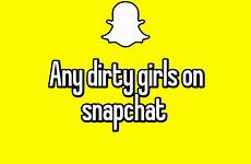 snapchat dirty girls