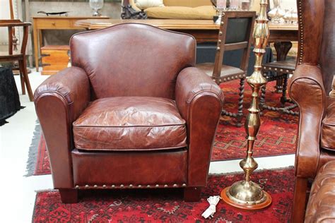 For less, at your doorstep faster than ever! aged leather armchairs - 2 available in stock | Leather ...