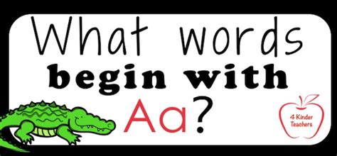 Here's how to get microsoft word for your own computer. Alphabet Slideshow with Beginning Sounds - 4 Kinder Teachers