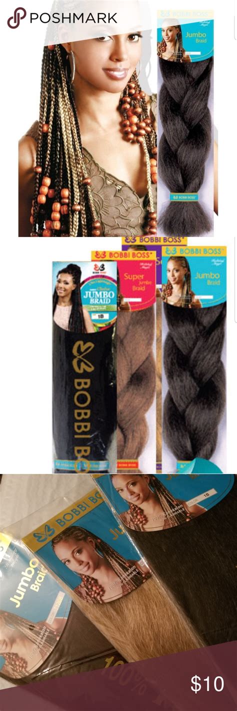Choose from a wide range of colors. Bobbi Boss Jumbo Braid Hair 3 packs | Braided hairstyles ...