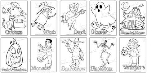 Download and print as many copies as you like, for your personal use or for the. ScrapSMART: 10 Halloween Party Coloring Pages - Downloadable