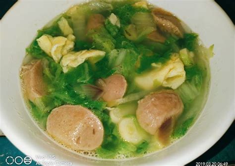 Pisahkan bagian batang dan daunnya yaa. Resep Sayur Sawi Putih Bakso : Resep Rahasia Tumis Sawi ...