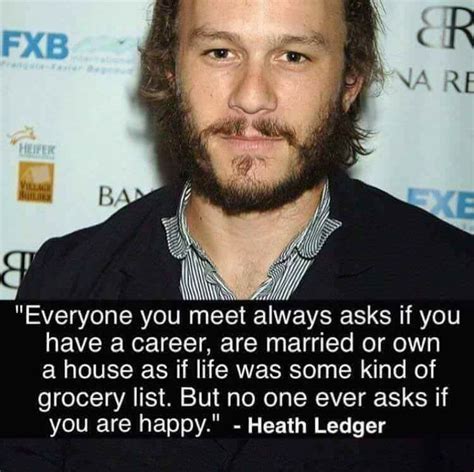 Clips from various heath ledger. Heath Ledger. Quote. | Fact quotes, Inspirational quotes ...