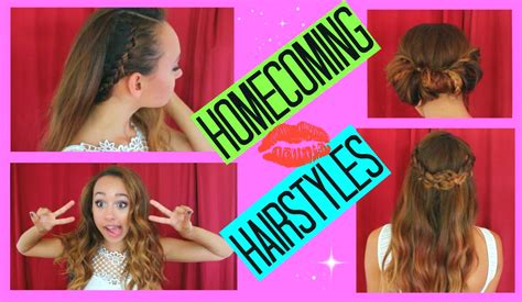 The top hair is grown to longer hair length as compared to sides and the back. 3 Easy HOMECOMING HAIRSTYLES - Maddie Ryles - YouTube