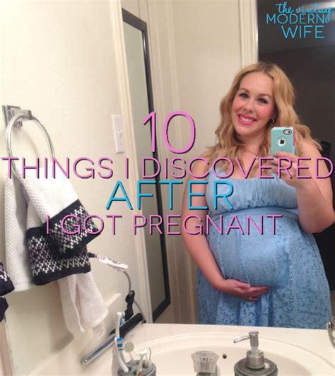 You want to get your wife something nice. 10 Things I Discovered After I Got Pregnant - The Vintage ...