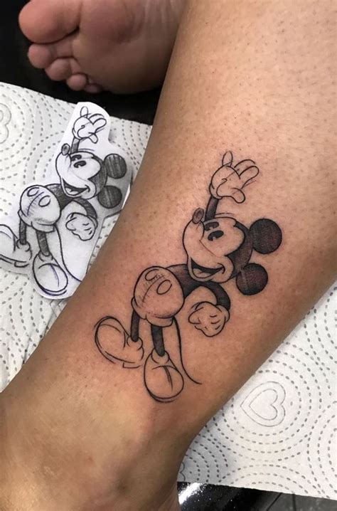 Cartoon, disney, fa, gun, guns, large, matt pettis, mickey, mickey mouse, minimal, minimalism, original, you've removed this item. Mickey Mouse Tattoo - TattManiaTattMania