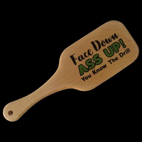 XL Brush Size face Down Ass Up Wood Spanking Paddle 11-3/4 X 3-3/4 X 5/8 - Etsy