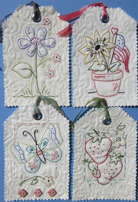 Fabric sewing, quilting & knitting. Mini Hand Embroidery patterns to use to make your own ...