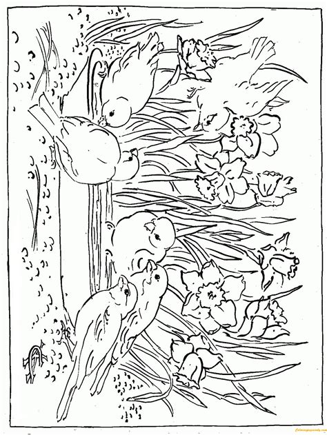 Coloring is fantastic fun and our printable coloring pages have something for everyone. Awesome Nature Scene Coloring Page - Free Coloring Pages ...
