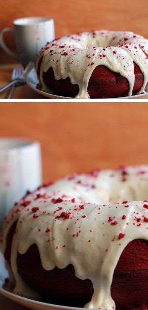 Easy red velvet cake recipe. Red Velvet Bundt Cake with Cream Cheese Icing | Recept ...