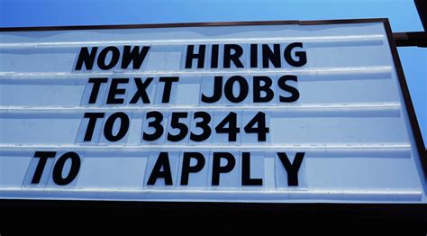 Get similar jobs sent to your email. Now Hiring | Text "Jobs" to 35344 | 12/hr Starting Pay ...
