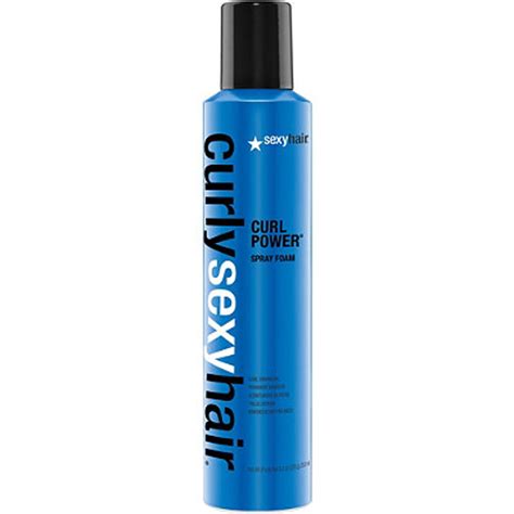 Infused with sea algae and cacay oil and provides light control for curly hair. Curly Sexy Hair Curl Power Spray Foam | Ulta Beauty