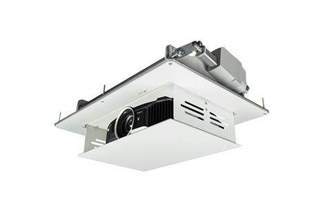 Commercial delivery and loading dock. Puretheatre Ceiling Recessed Projector Lift,CR25