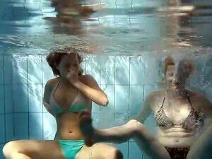 Zuzanna and lucie are stripping and playing pranks in the pool. Underwater Breath Holding - Porn Videos @ XXXJoJo.com