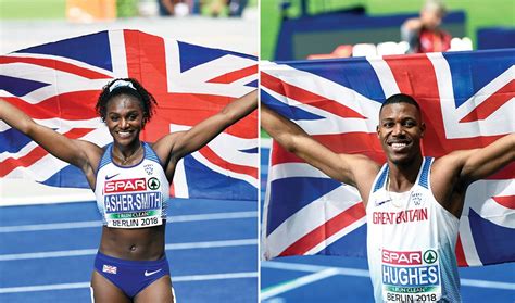 Brytyjski lekkoatleta anguilskiego pochodzenia, sprinter (pl). Dina Asher-Smith and Zharnel Hughes win BAWA honours - AW