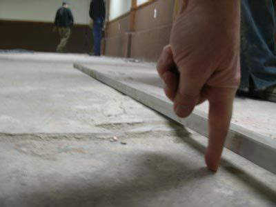 Concrete floors are resistant to pounding, abrasion, and scouring. How can I prepare uneven concrete floor for vinyl planks ...
