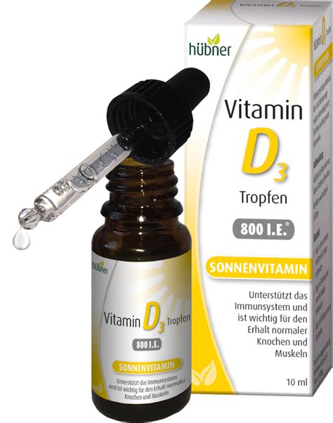 1000 tropfen à 5000 ie vitamin d3. Hübner Vitamin D3 Tropfen - Kräuterhaus Klocke