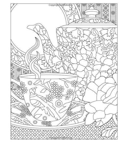 Printable tea party coloring pages are a fun way for kids of all ages to develop creativity, focus, motor skills and color recognition. Elegant Tea Party Coloring Book: You're Invited...Relax ...