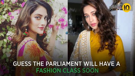 They were dressed normally — mimi in denim, a white shirt and sneakers, nusrat in a dressy business suit. MIMI CHAKRABORTY AND NUSRAT JAHAN UP THE GLAM QUOTIENT AT ...