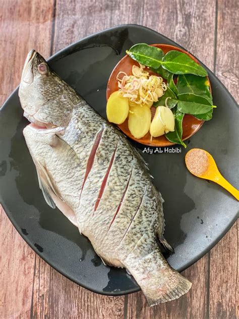 Ikan siakap masak stim ala thai. Cikgu Ini Kongsi Cara Masak Ikan Siakap Stim Lemon Yang ...