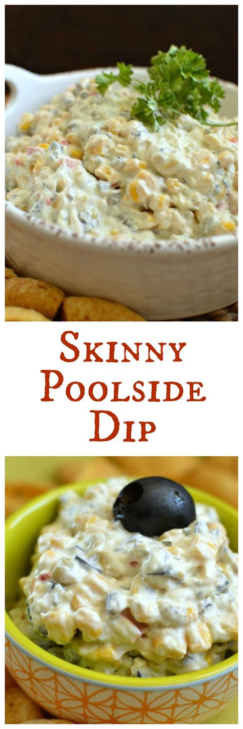 I think you're going to love the crunch and the flavor! Skinny Poolside Dip - Little Dairy On the Prairie