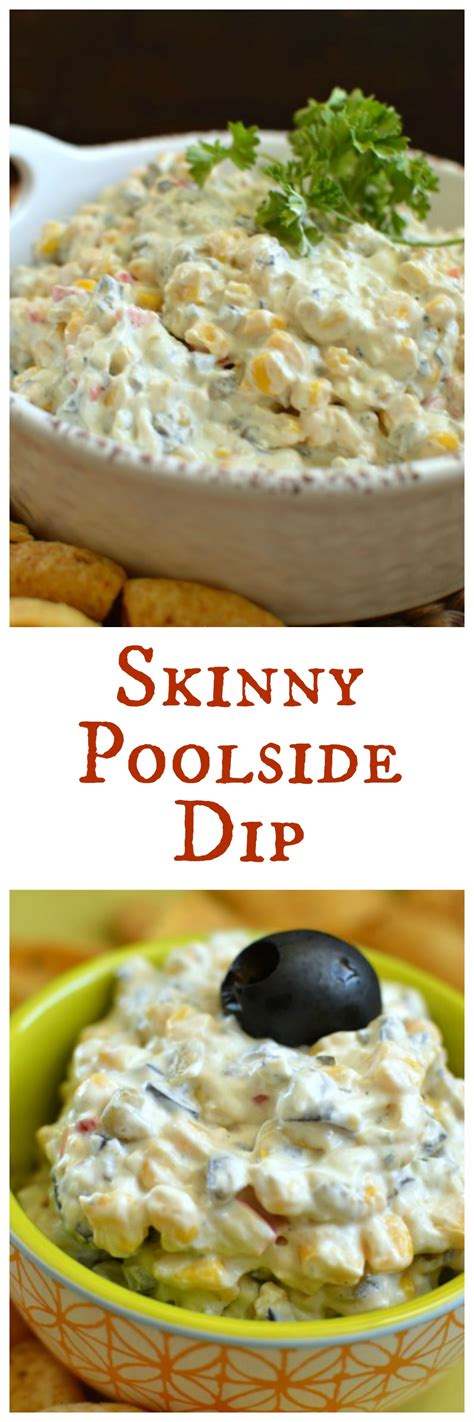 My neighbors a couple of doors down have a pool, and every memorial day they invite a few of the. Skinny Poolside Dip - Little Dairy On the Prairie