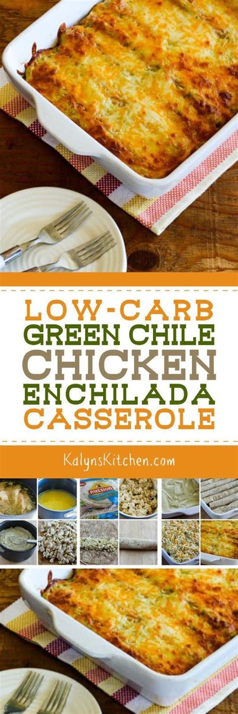 Contact low carb healthy recipes on messenger. Low-Carb Green Chile Chicken Enchilada Casserole | Recipe ...