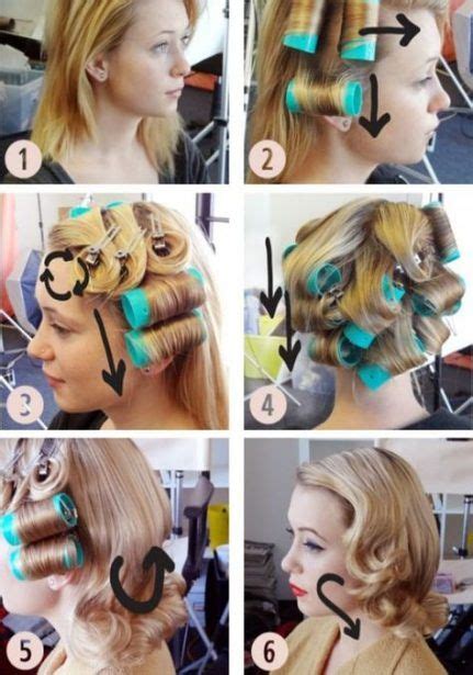If you have fine hair, this hairstyle is for you. 42 Ideas for hair tutorial 50s pin curls | Hair styles ...