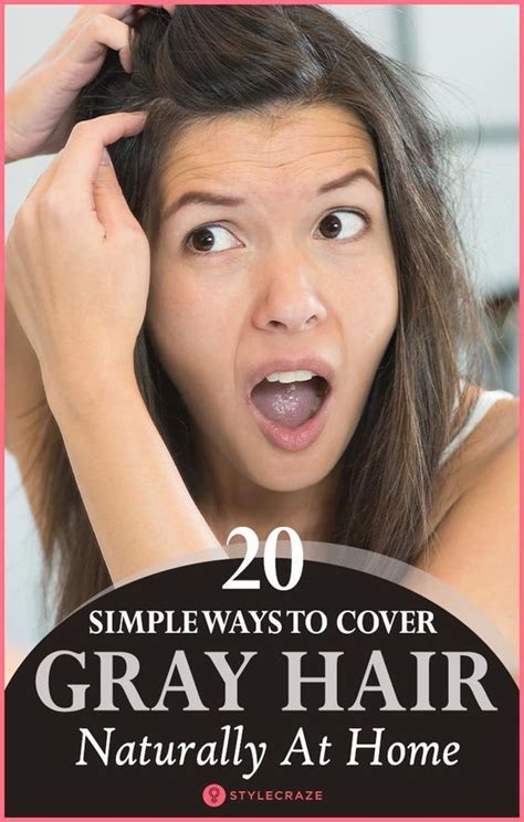 The best color to cover gray roots on dark hair the colour you choose to cover gray hair depends on how much grey there is, and what type of result your client wants. 20 Simple Ways To Cover Gray Hair Naturally At Home ...