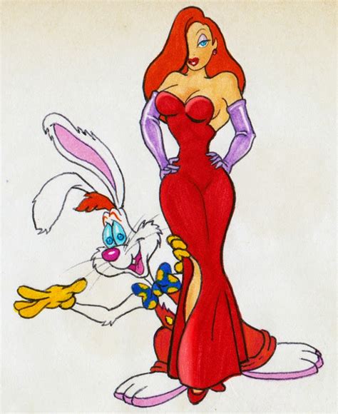'toon star roger is worried that his wife jessica is playing pattycake with someone else, so the studio hires detective eddie valiant to snoop on her. Roger Rabbit 2 - Cia dos Gifs