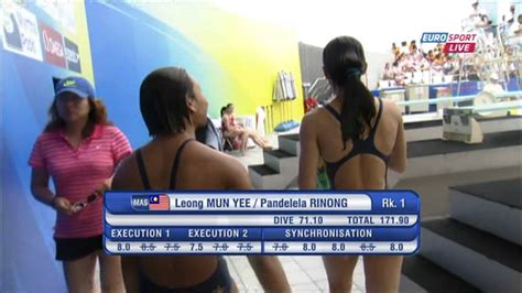 Pandelela rinong, leong mun yee, nur dhabitah sabri, wendy ng yan yee. Leong Mun Yee / Pandelela Rinong (Fina 2011 10M Sync ...