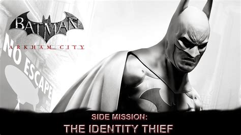Arkham origins video game, exclusive dlc for the playstation 3 includes a batman skin based on the batman tv series. Batman: Arkham City - Side Mission: The Identity Thief ...