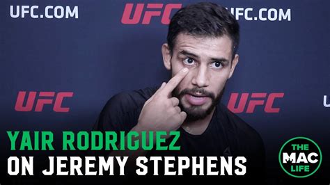 It was a clear eye poke, and even after five minutes, stephens could not open his eye. Yair Rodriguez: I still think Jeremy Stephens could have ...