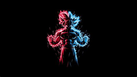 8k uhd tv 16:9 ultra high definition 2160p 1440p 1080p 900p 720p ; God Red Blue Goku Dragon Ball Z