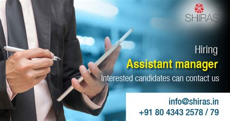 Marketing assistants can help you bridge that skill gap by planning and generating daily or weekly blog posts, crafting email newsletters and marketing campaigns, and even writing marketing copy for your real estate website. Assistant Manager Sales jobs in Bangalore, India | Shiras HR