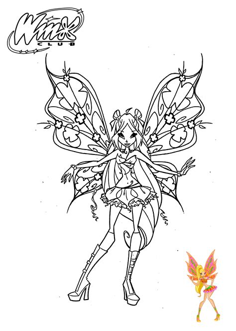 Welcome in winx club coloring pages site. Winx club Stella coloring pages for girls 22 | Winx club ...