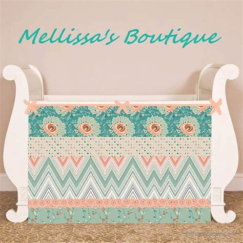 For more information about decorating with color trends, visit framedart.com. Custom Peach Coral Mint and Teal Watercolor Floral Chevron ...