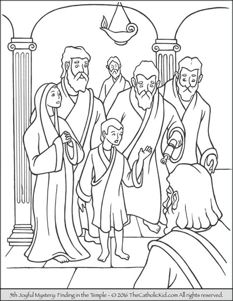 Each week, we will feature a different set of mysteries of the rosary. Rosary Coloring Page at GetColorings.com | Free printable ...